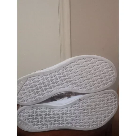 NOBULL | RARE HIGH TOP BUTTERFLY FLORAL CANVAS TRAINER UNISEX W13.5/M12 - Picture 3 of 13